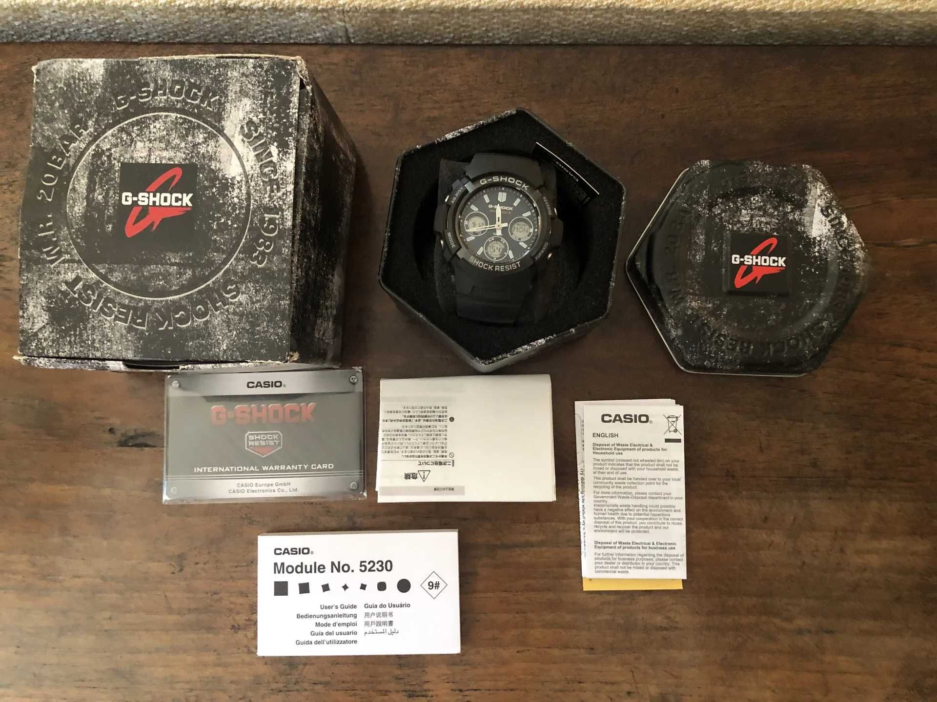 Relógio Casio G-Shock AWG-M100SB-2AER