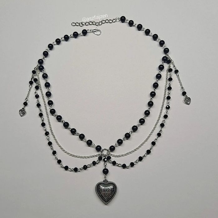 Naszyjnik Handmade Emo Punk Gothic Aesthetic Coquette