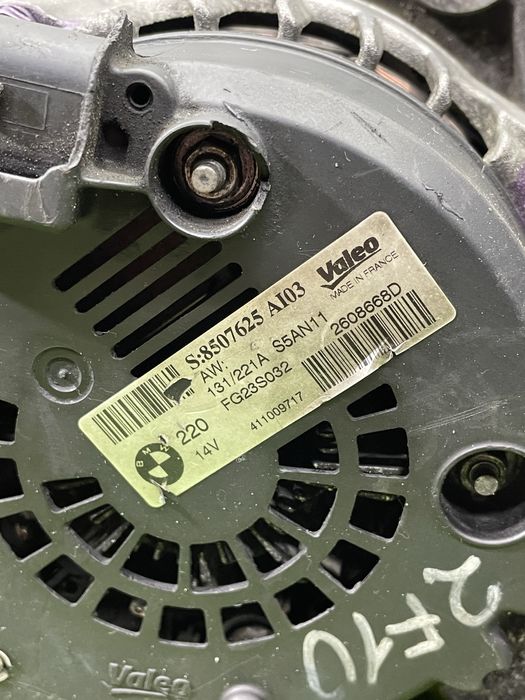 Генератор BMW F10 N47D20C Код:159