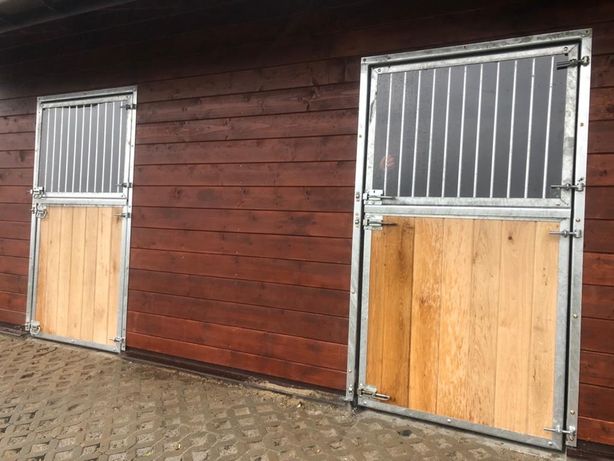 Drzwi do stajni garażu typu angielskiego Boksy dla koni