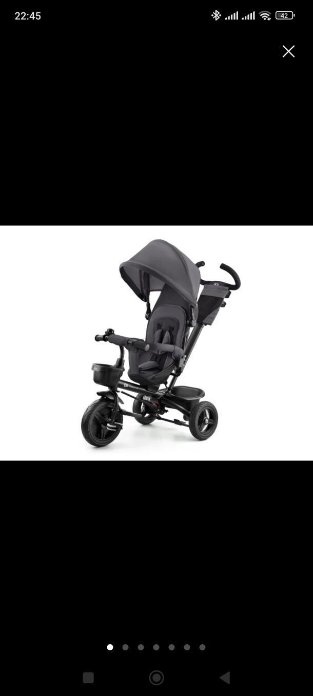 CARRINHO/Triciclo KINDERKRAFT Aveo Malachite Grey - NOVO Embalado