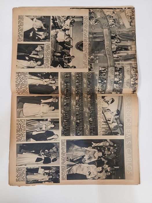 O século ilustrado rainha isabel em portugal porto 1957 raro