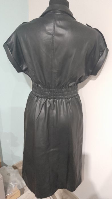 Sukienka z ekoskóry, Reserved, rozmiar S