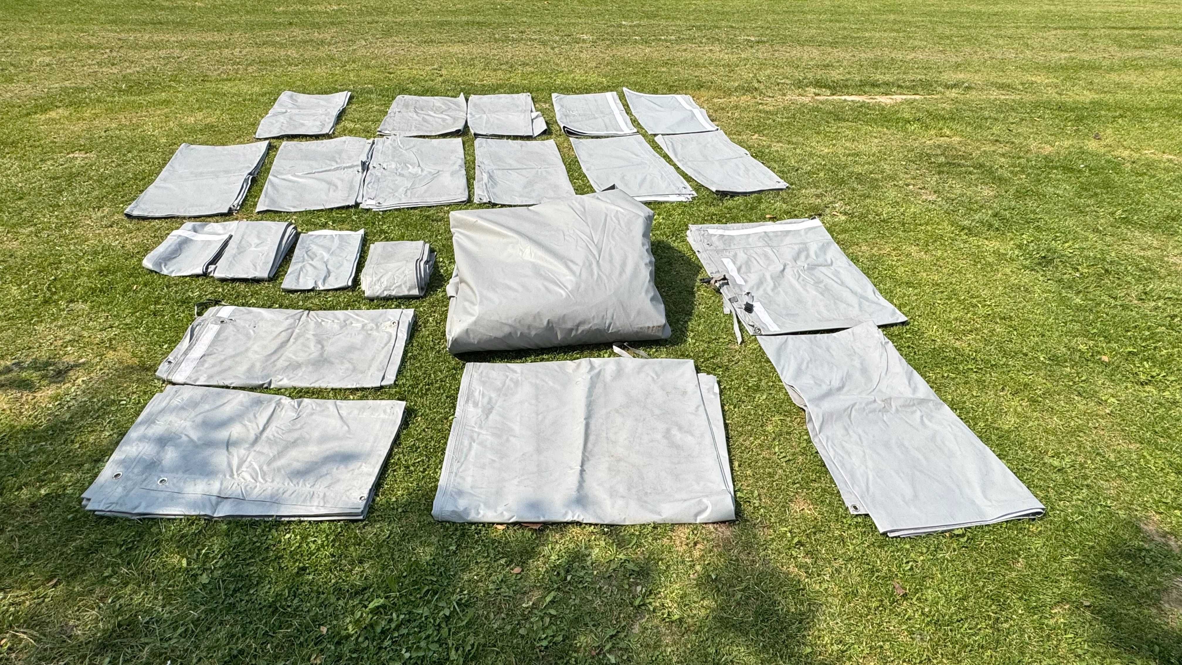 Namiot 6x12m magazynowo-garażowy