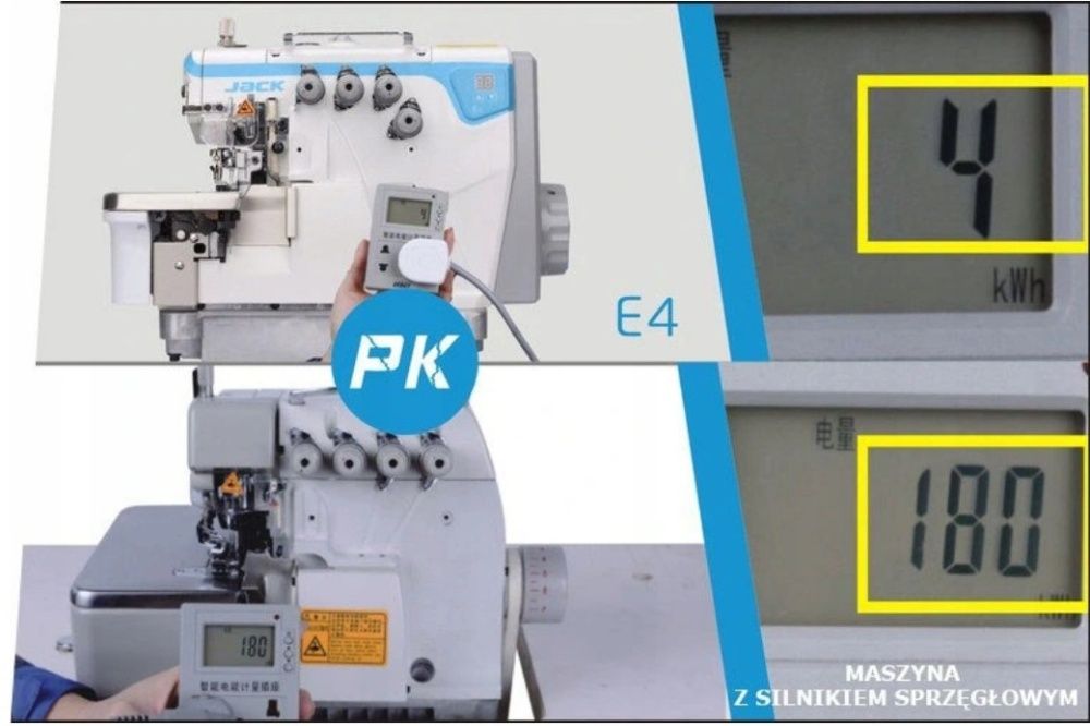 Overlock Jack E4-4-nitkowy(Juki,Siruba) NOWY