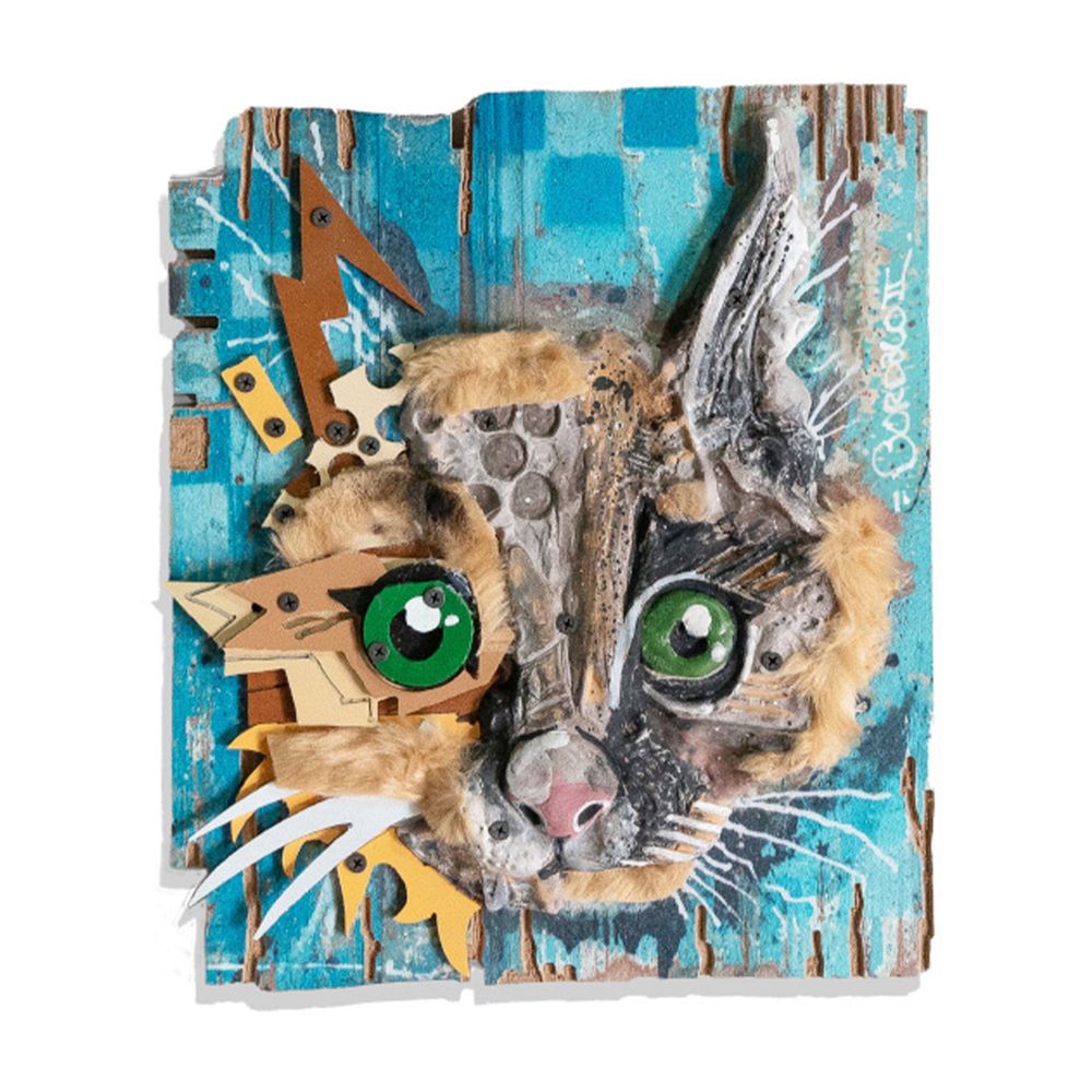 Bordalo II- Baby Lynx