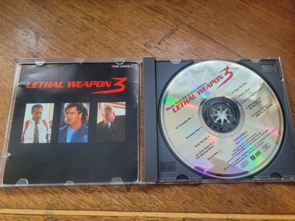 CD Lethal Weapon 3 (Soundtrack) 1992 Warner