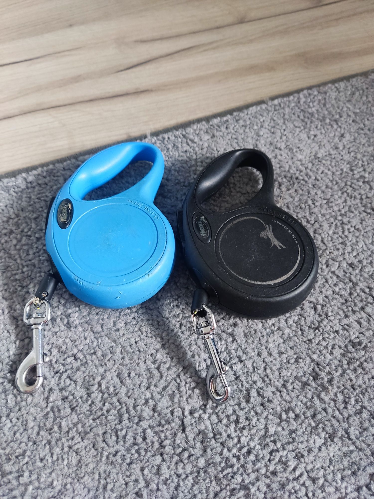 Flexi New Classic Linka czarna i niebieska XS, 3 m, 8 kg