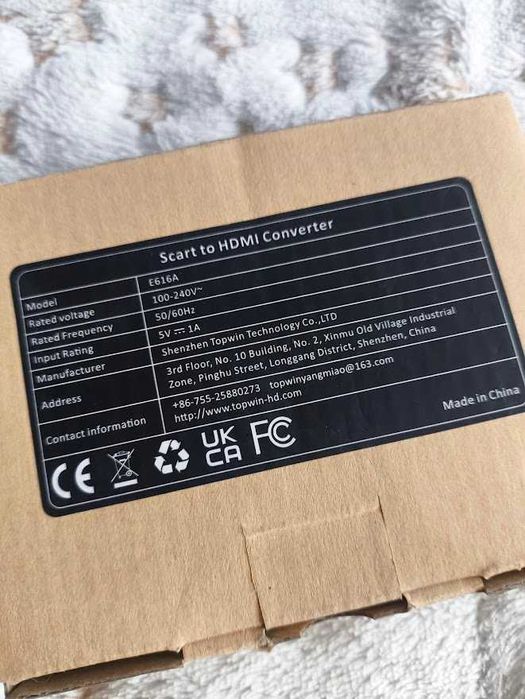 EASYCEL Konwerter Scart Euro na HDMI