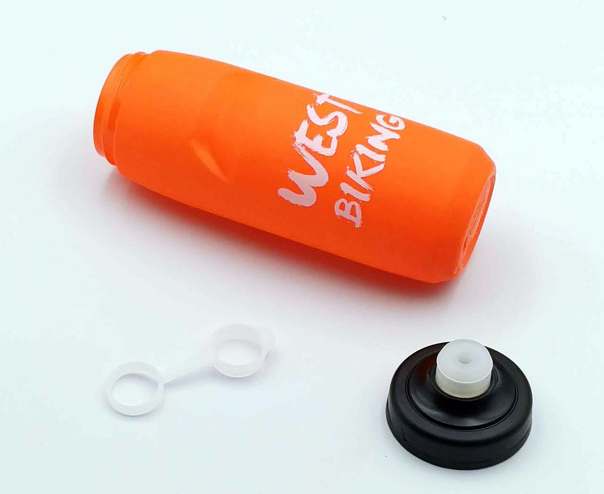 WESTBIKING Bidon 750 ml Ergonomiczny  Wolny od BPA neon orange