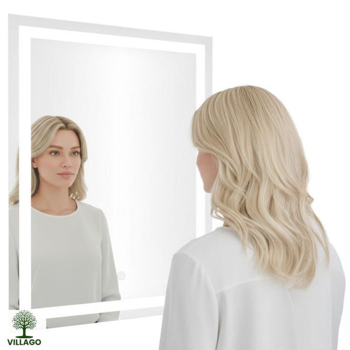 NOWE Lustro łazienkowe LED 50x70 cm z 3 barwami światła Villago Home