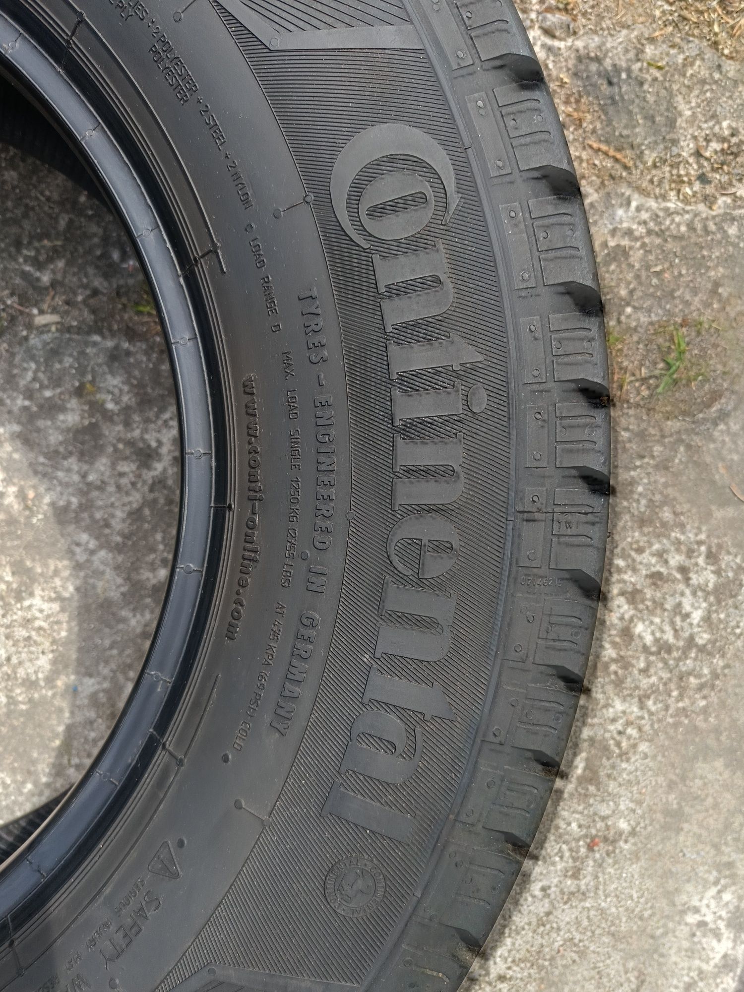 4 x DEMO jak NOWE Continental VancoCamper 225/75/16CP 116R 2023rok