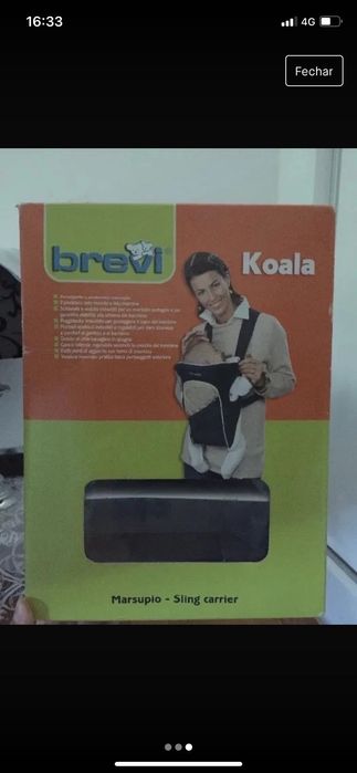 Brevi bolsa passeio bebé