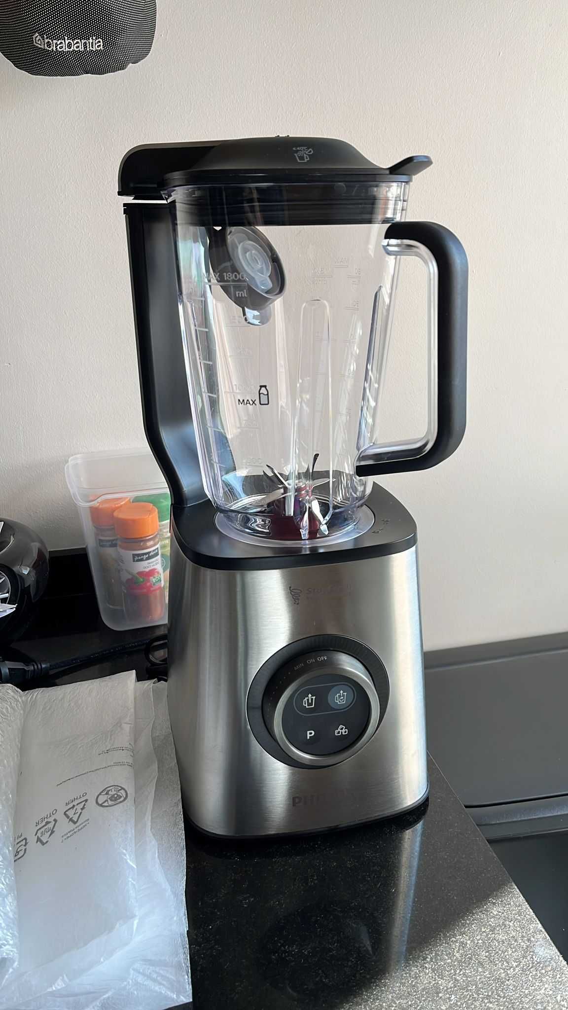 Philips HR3752 Liquidificador a vácuo de alta velocidade - Blender