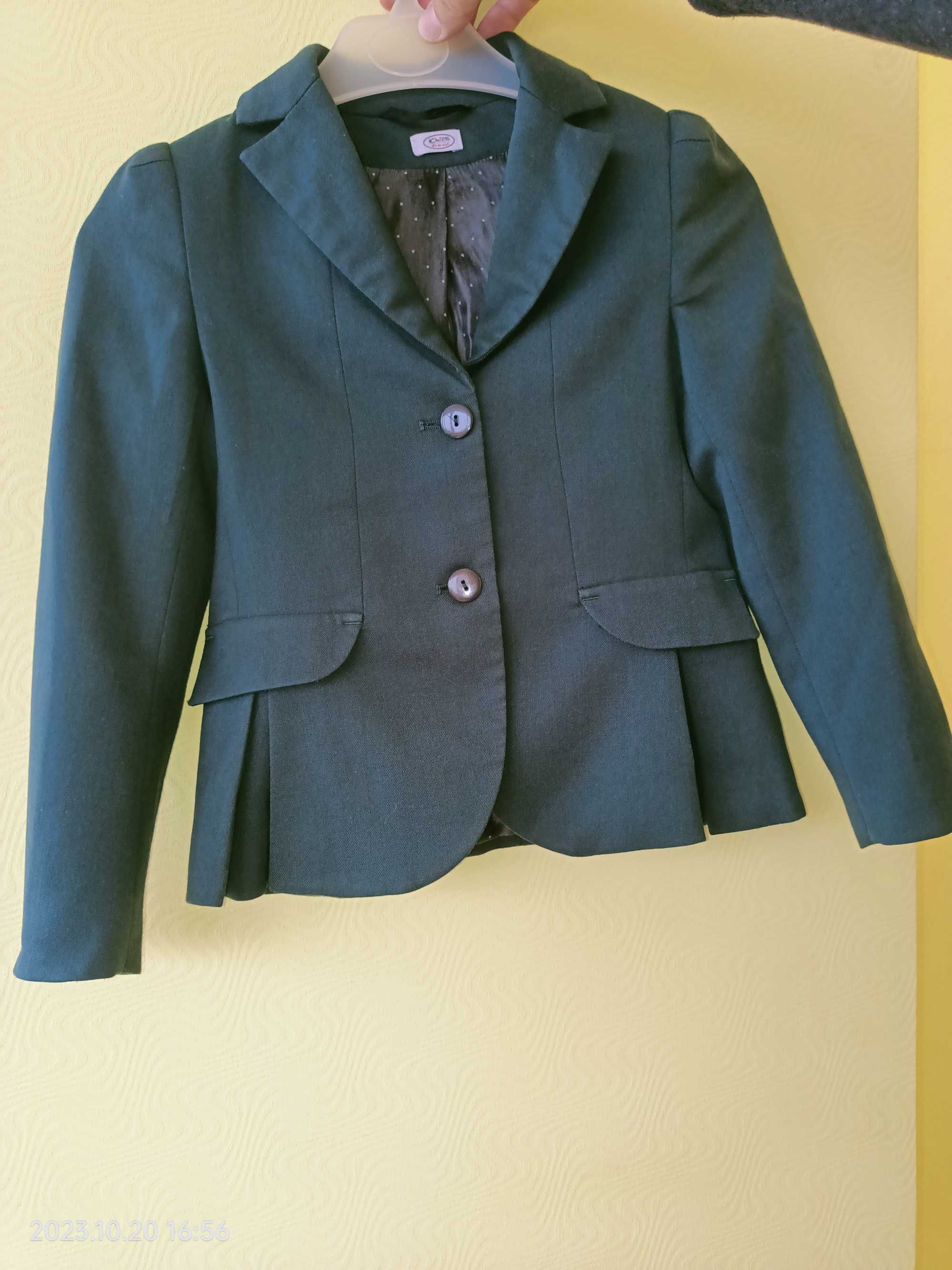 Піджак шкільний для дівчинки, на зріст 116-126
