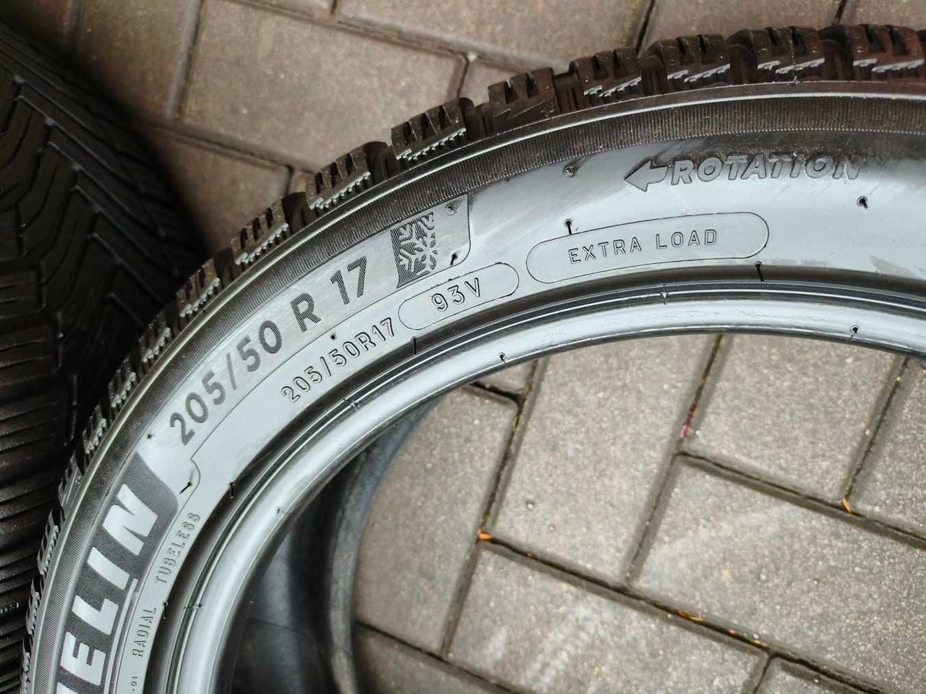 205/50 93V R17 MICHELIN Alpin 6 2021r Zimowe 5.5mm Opony 2szt