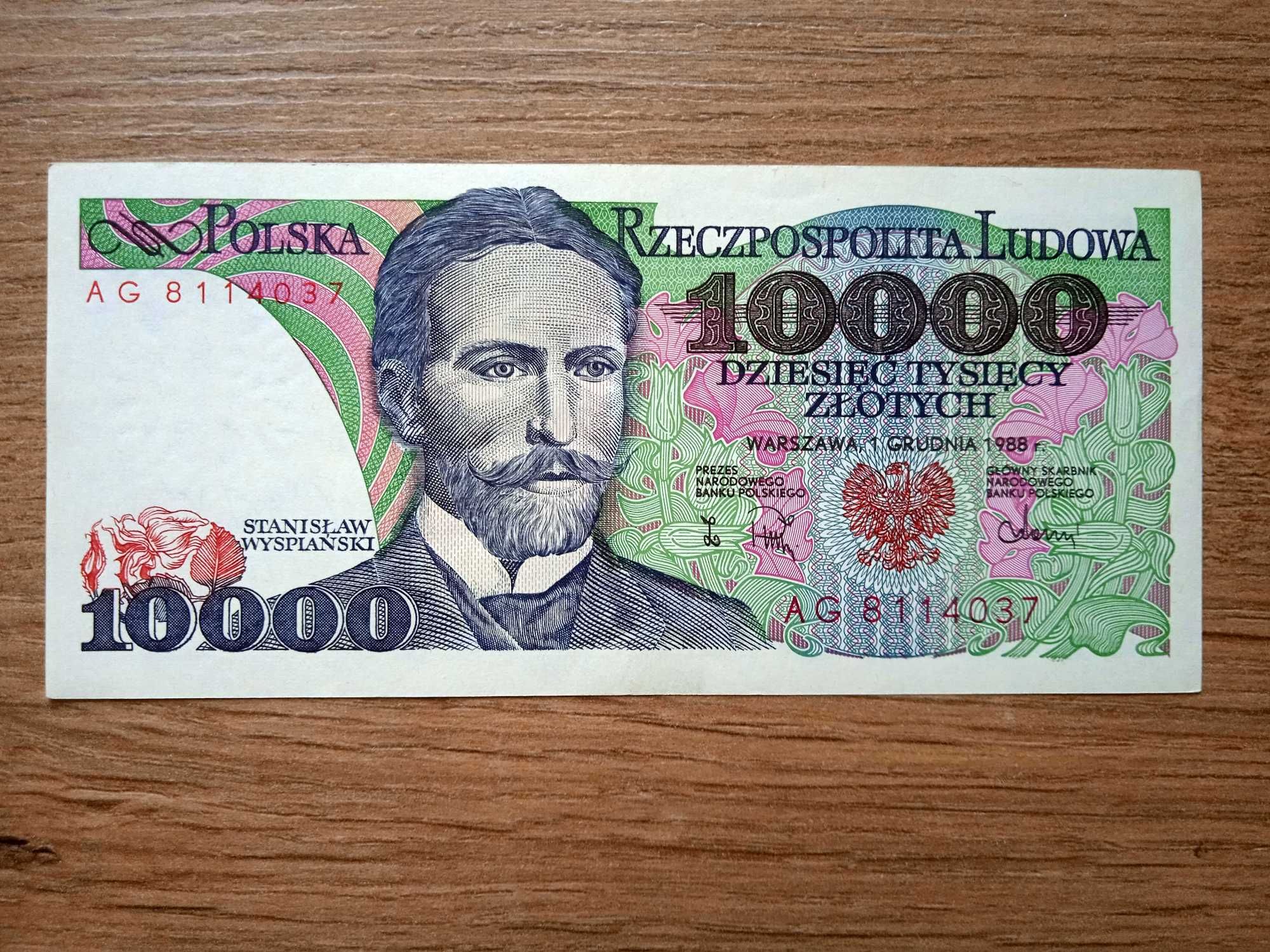 10000 zł 1988 - AG -  st. UNC-
