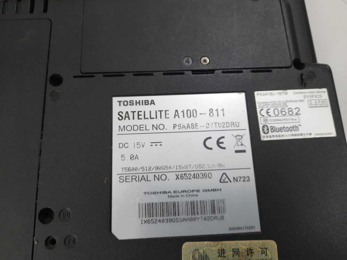 Ноутбук Toshiba Satellite A100-811