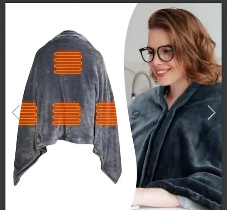 Електроковдра Плед з підігрівом (155*80) USB