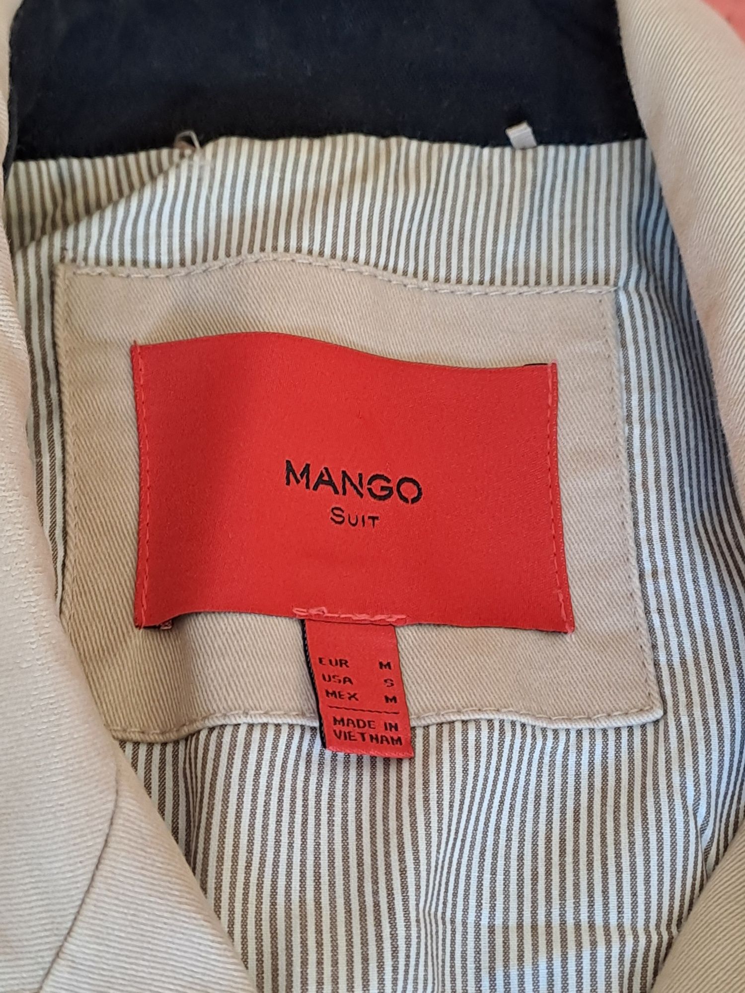 Gabardine da Mango creme como nova