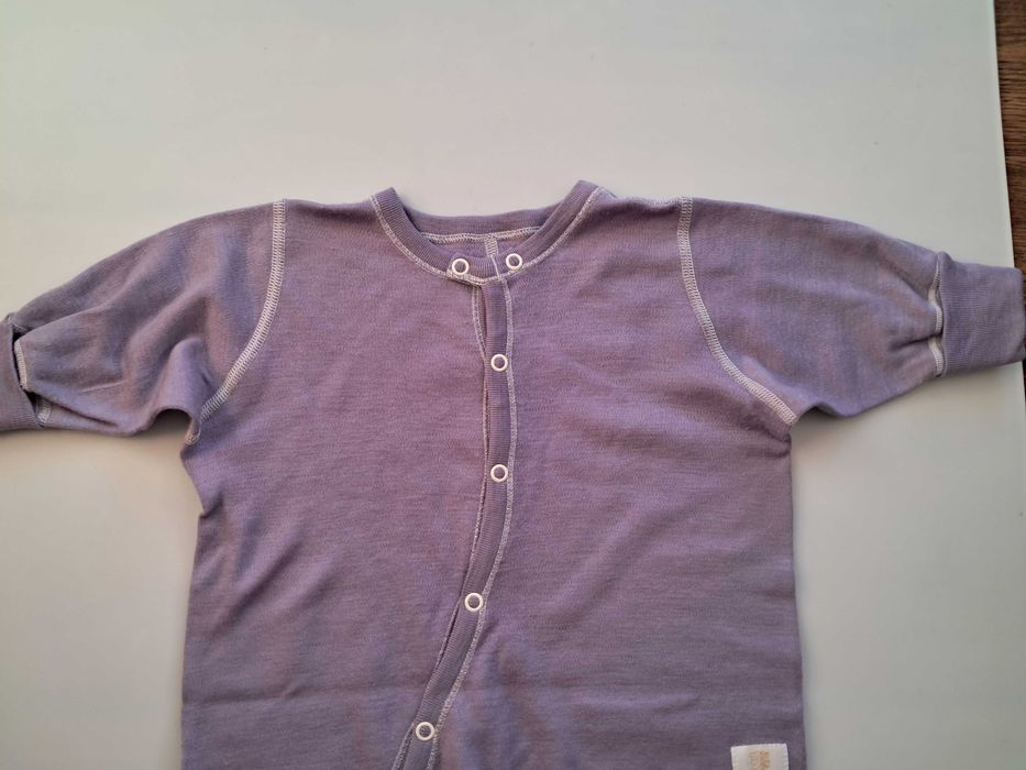 Rampers, pajacyk Janus, merino wool, wełniany, r. 62/68