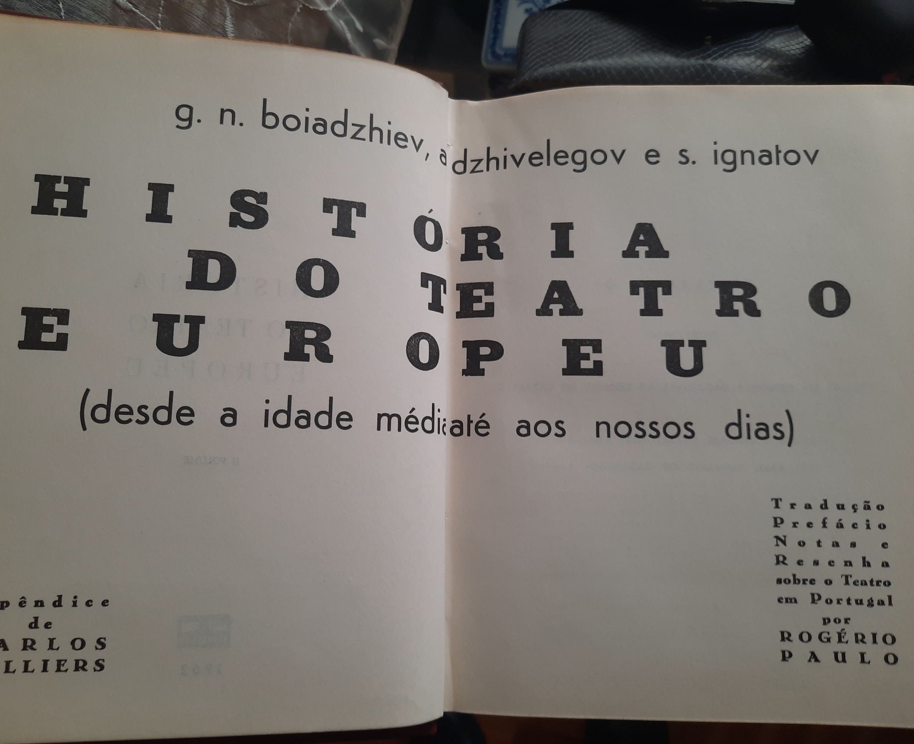 História do Teatro Europeu