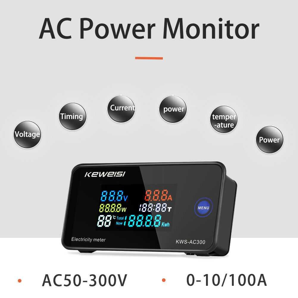 ELT047 - Medidor Multifunções 100A AC com termostato
