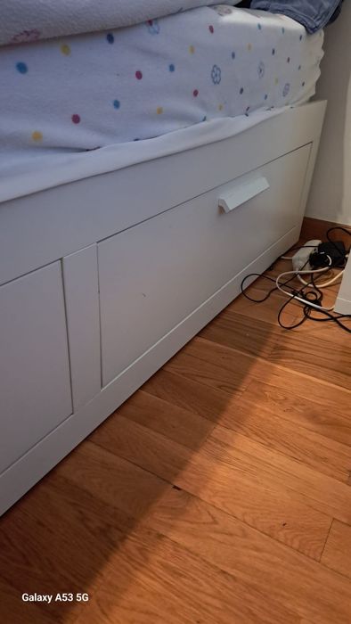 Cama individual/dupla BRIMNES