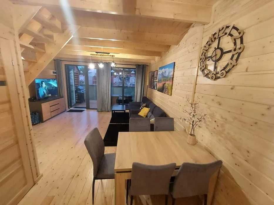 domek 70m2 nowoczesna stodoła   z poddaszem i tarasem