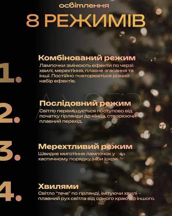 Гірлянда Роса роздріб/опт 200м 2шт