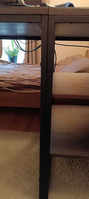 Письмовий стіл в стилі лофт - ясен венге