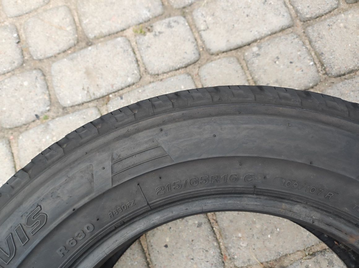 215.65.16c dwie opony letnie Bridgestone