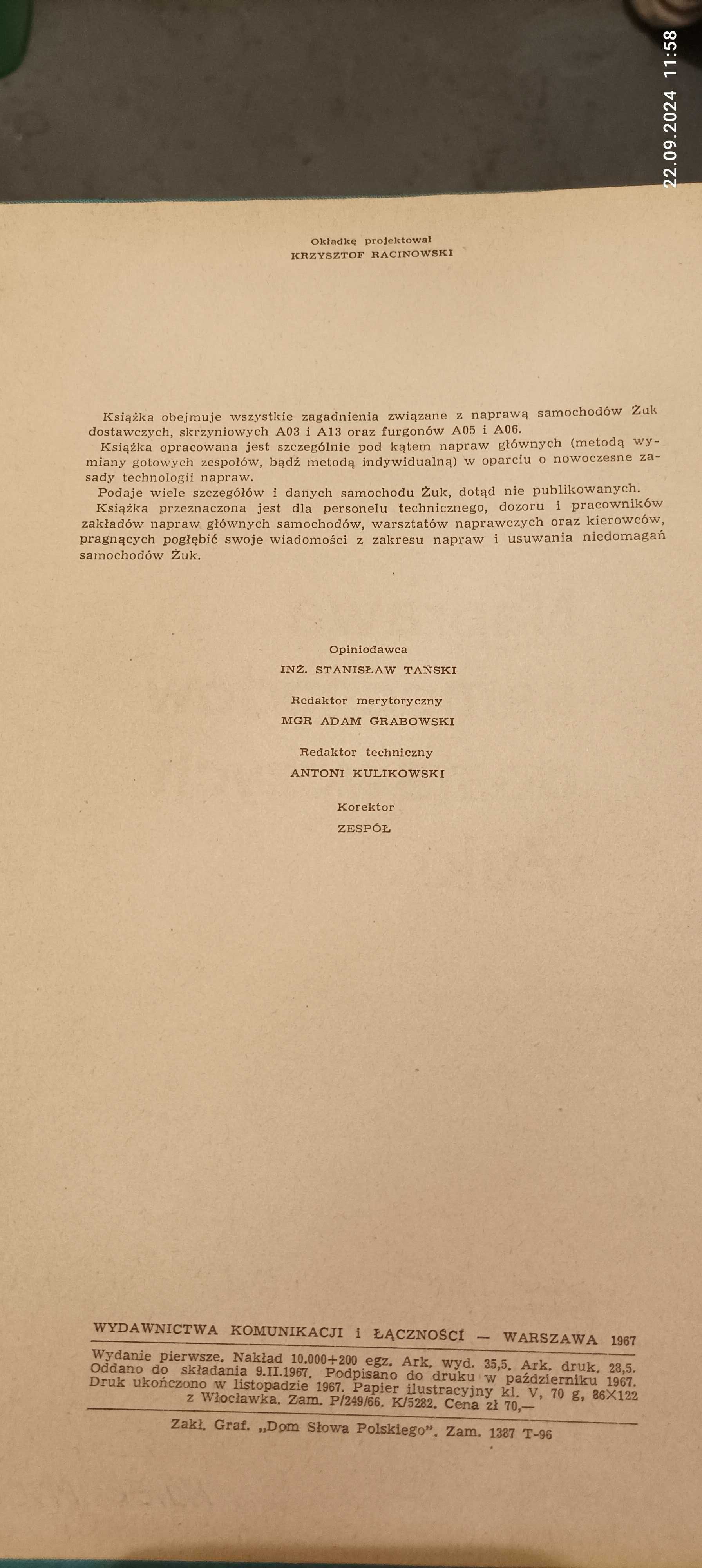 Naprawa samochodów dostawczych ŻUK