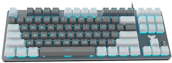 Клавіатура дротова Aula Wind F3287 Mechanical White/Grey KRGD Blue USB