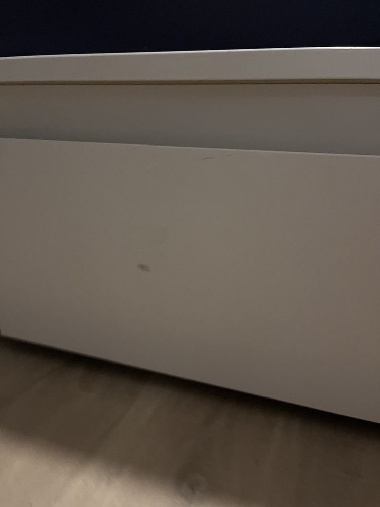 Łóżko Malm Ikea z 4 szufladami / pojemnikami 180x200 + dno leirsund