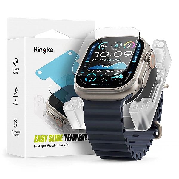 Szkło Hartowane Ringke Easy Slide Apple Watch Ultra 1 / 2 (49 Mm) Clea