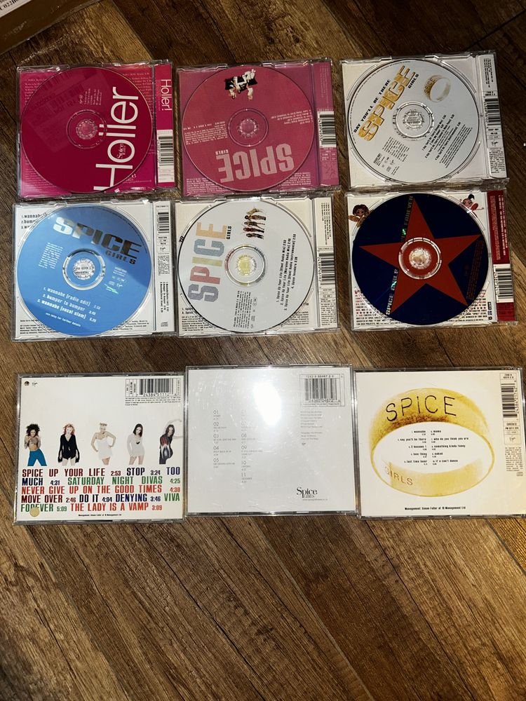 Spice Girls 10 płyt cd zestaw fana oryg stan bdb cena za komplet