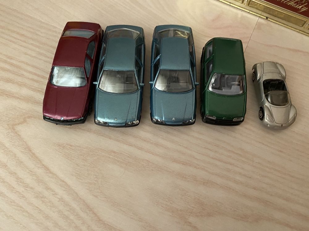 Conjunto de 5 Carros Miniatura