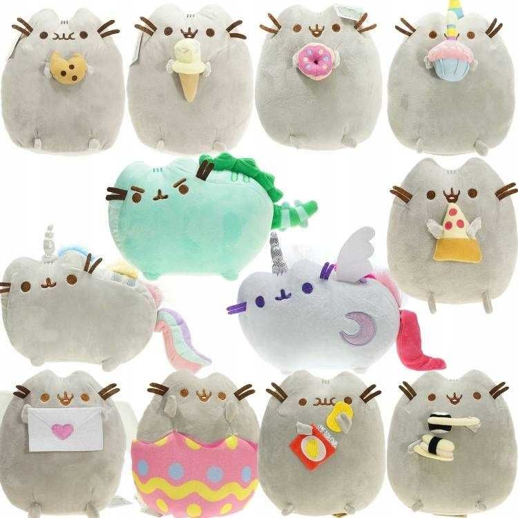 Maskotka Pluszowa Pluszak Kotek Kot Pusheen Donut Pączek Duży 24 cm