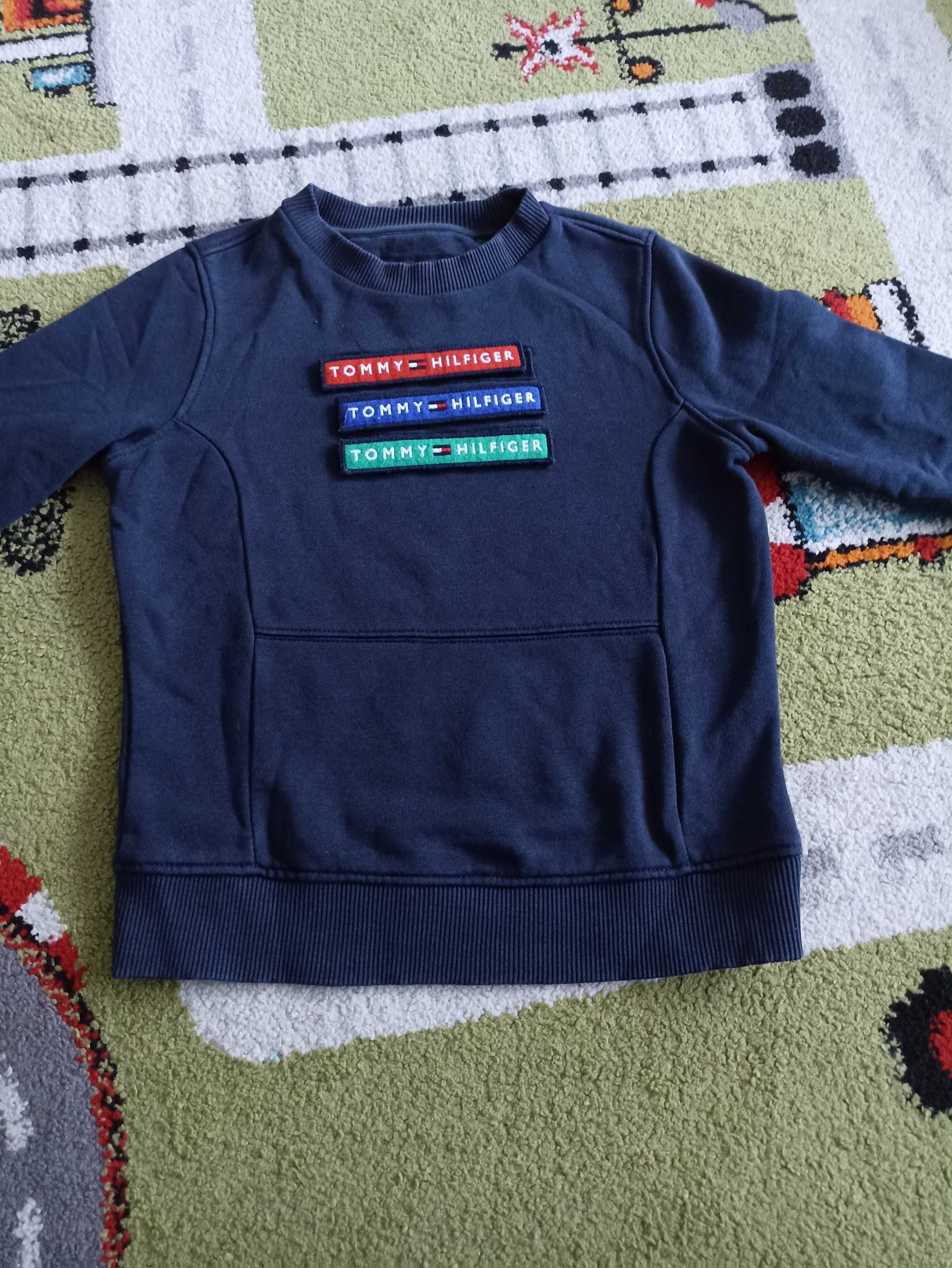 Bluza Tomy Hilfiger ORYGINALNA ciuchy 110 chłopiec ubranie