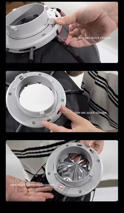 Софтбокс Triopo K3 крепление Bowens 90 см для Godox Aputure Sokani