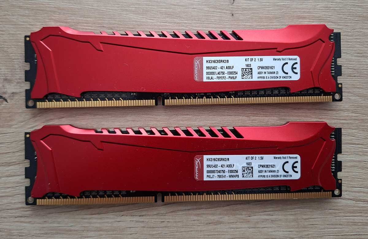 Pamięć RAM 8GB DDR3 Kingston HyperX Savage HX316C9SRK2/8