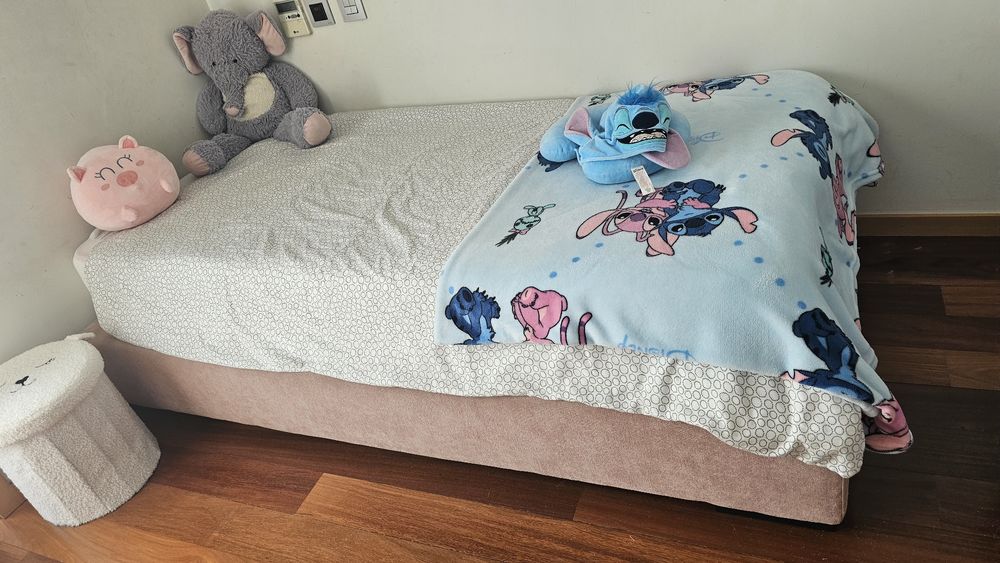 Sommier solteiro + colchão