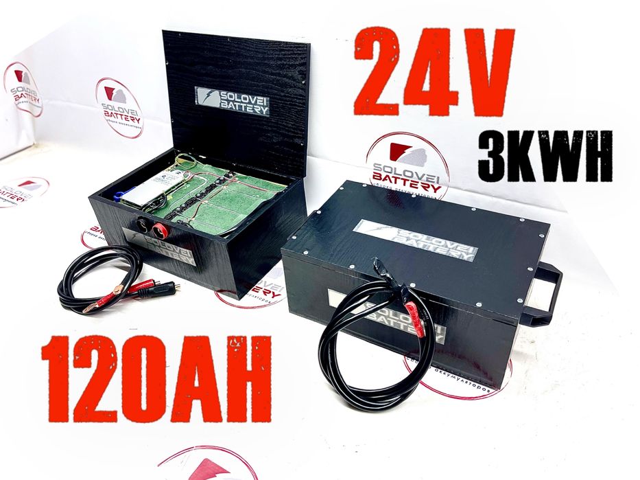 Накопичувач енергії для гібридного інвертору сонячної 24в 120Аг