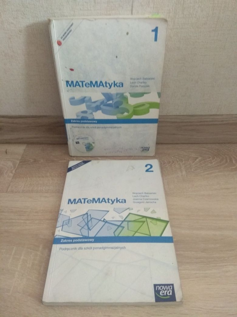 Matematyka 1 i 2 plus gratis zbiór zadań maturalnych