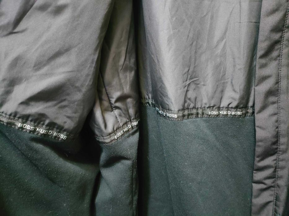 HUGO BOSS Мужская удлиненная формальная черная куртка/54/XXL/Германия