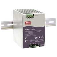 Fonte calha DIN 480W 24V 20A
MEAN WELL TDR-480-24