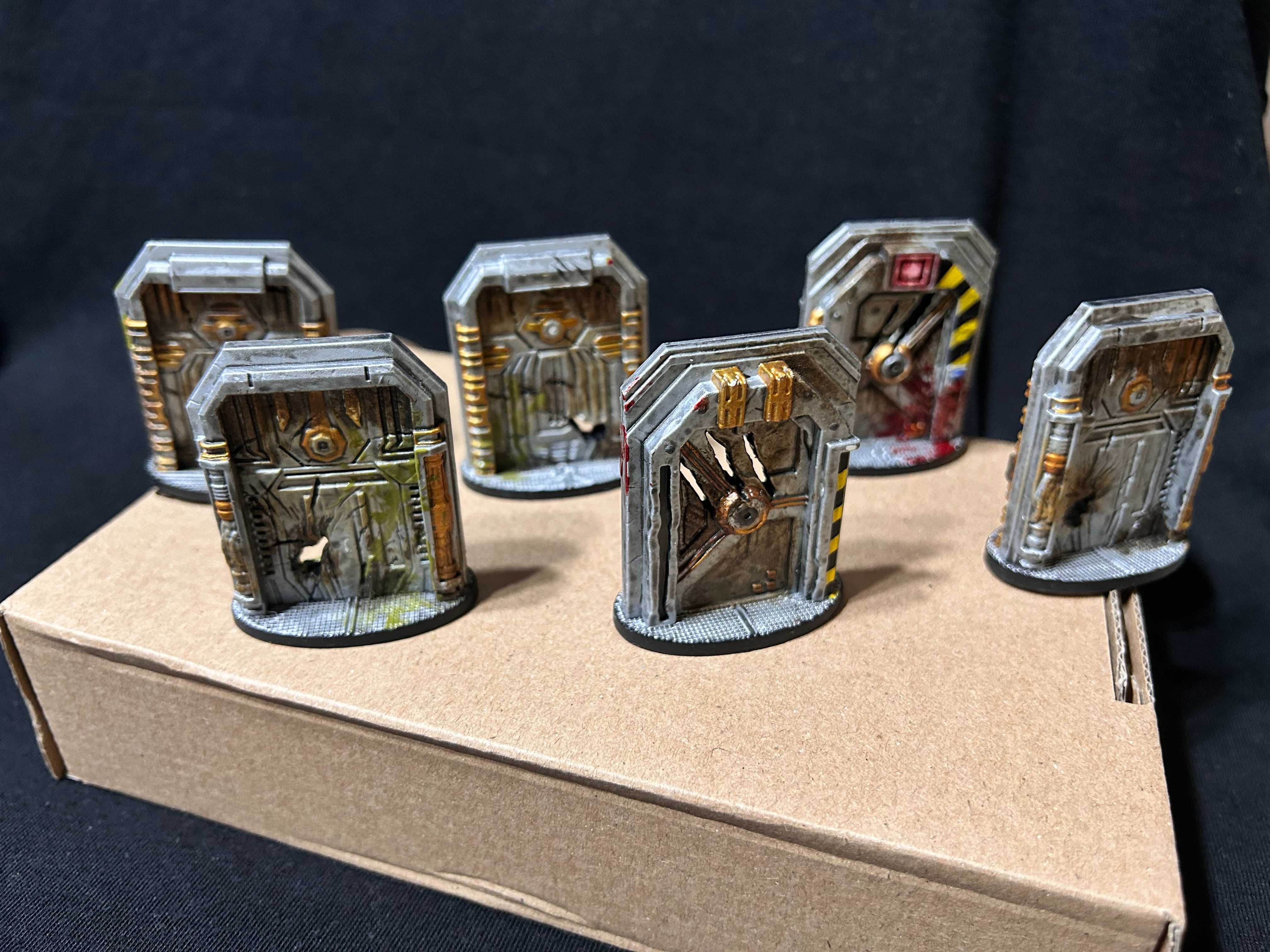 Nemesis Oryginał Drzwi z Terrain Pack | 12 sztuk | POMALOWANE + insert