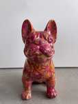 Kare Design Skarbonka Bulldog Paisley Kolorowa