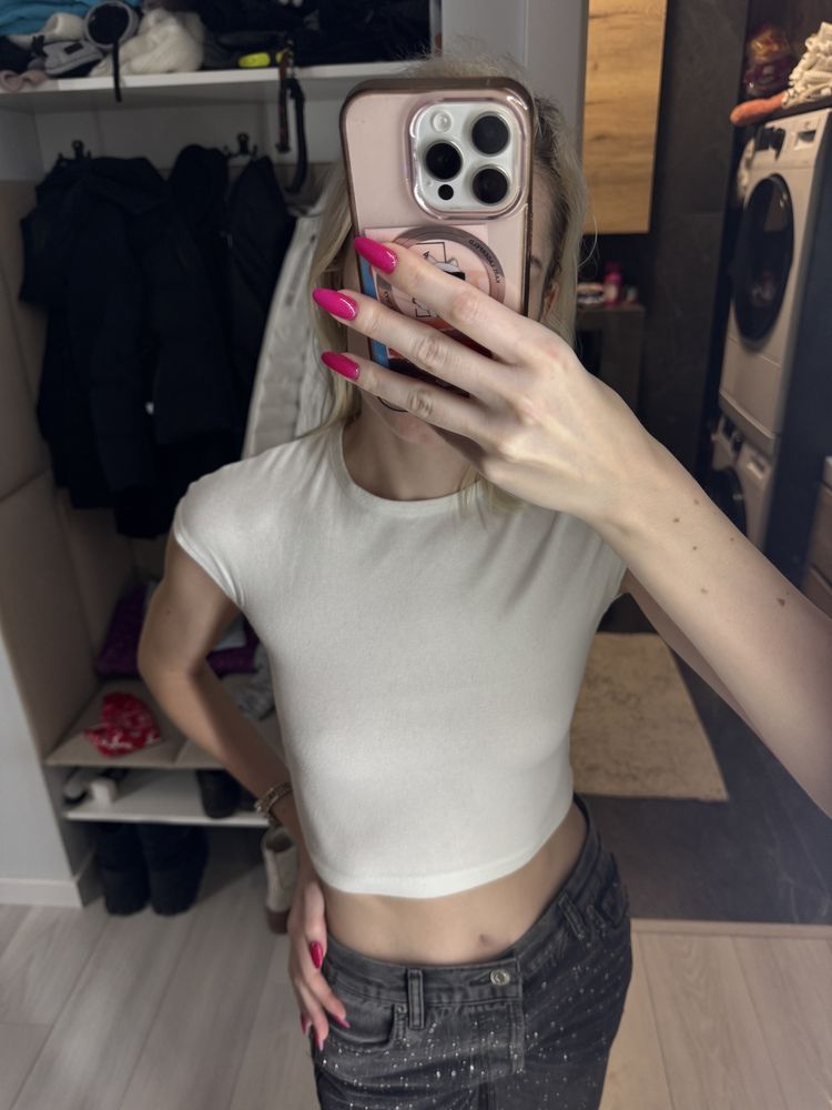 Krótki top zara s
